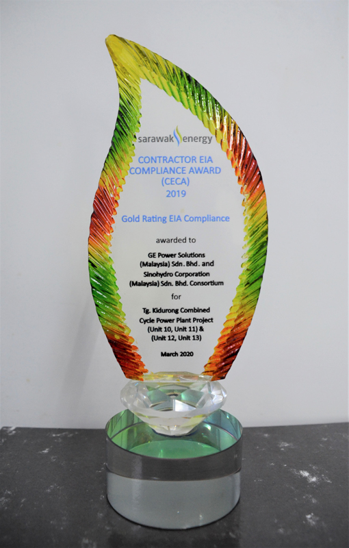 凯德隆火电项目获业主SEB2019年度环境(EIA)评估金奖--奖杯.JPG